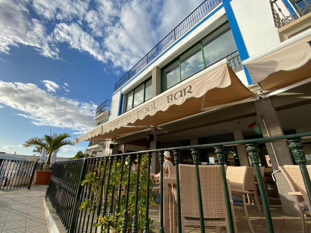 Billy'S Beachfront Apartment With Pool Access Puerto De Mogan Luaran gambar